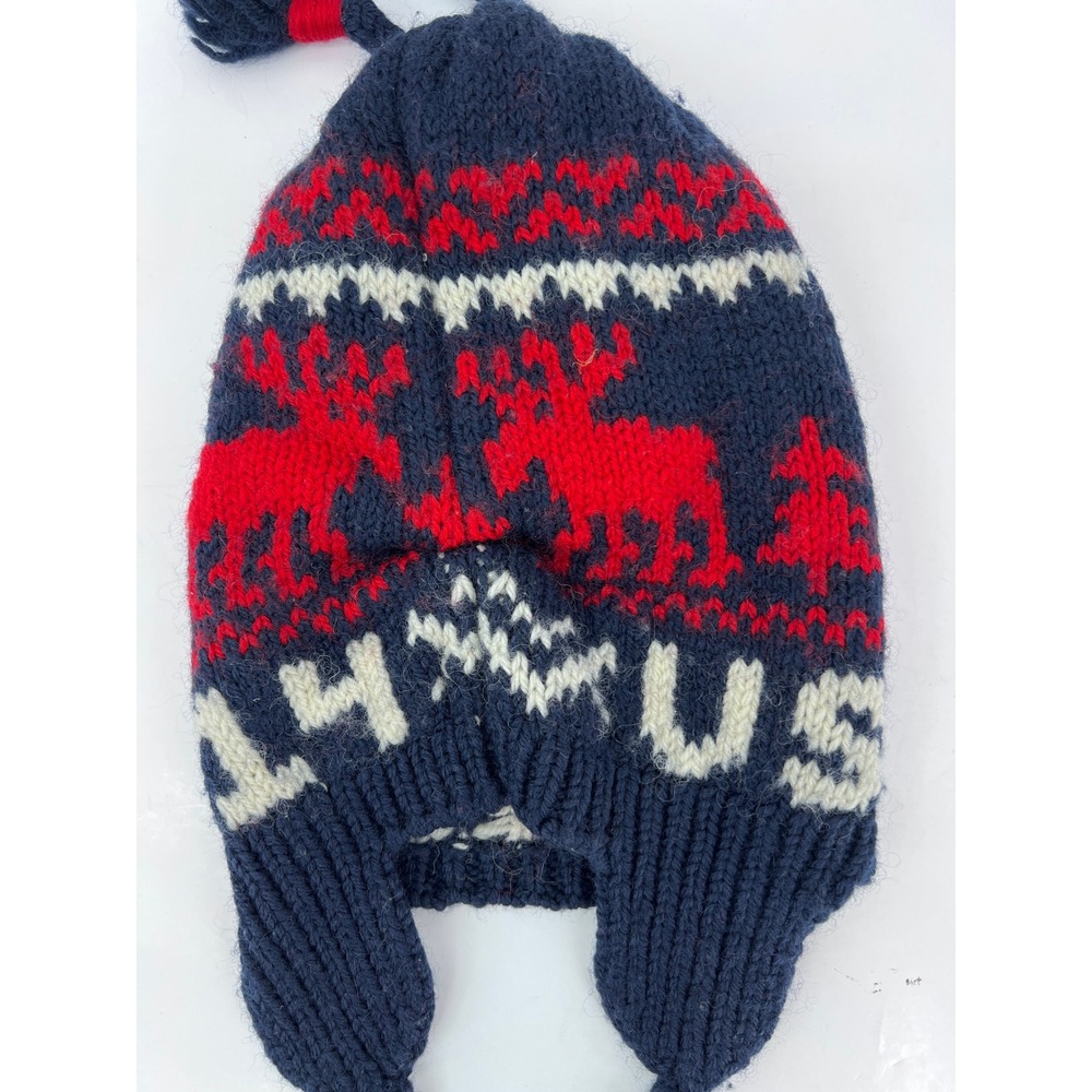 Polo Ralph Lauren Team USA 2014 Sochi Olympics Wool Beanie Hat Navy Blue Red - Picture 5 of 7